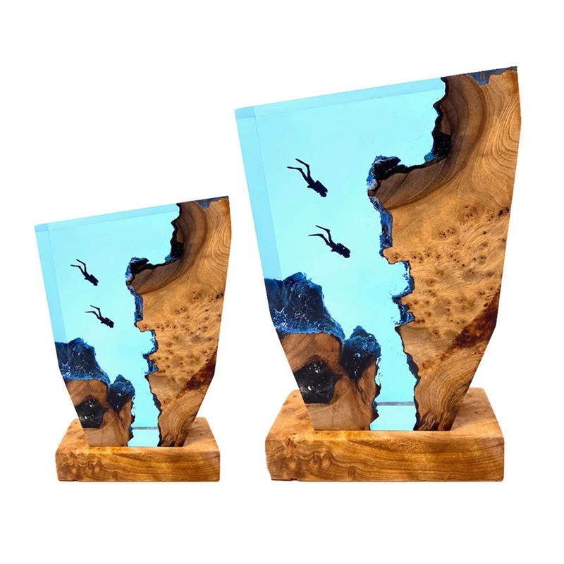Seabed World Organism Resin Table Light Marine Art Decoration Lamp Diving Cave Exploration Theme Night Light USB Charge
Seabed World Organism Resin Table Light Marine Art Decoration Lamp Diving Cave Exploration Theme Night Light USB Charge
