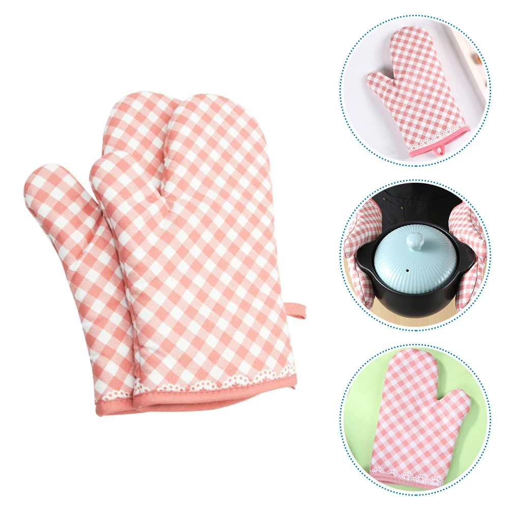 High Temperature Resistance Microwave Gloves Miss Mittens Baking Polyester Heat Resistant Oven
High Temperature Resistance Microwave Gloves Miss Mittens Baking Polyester Heat Resistant Oven