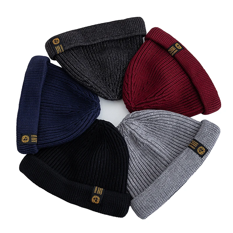 Men's Outdoor Short Skull Cap - Sailor Style Winter Beanie 3 S3f9c1f25cad241f18ff71b19ecdd25d7W