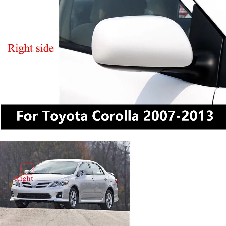 White Right Passenger Side Mirror Cover Cap Replacement For Toyota Corolla 2007 2008 2009 2010 2011 2012 2013
White Right Passenger Side Mirror Cover Cap Replacement For Toyota Corolla 2007 2008 2009 2010 2011 2012 2013