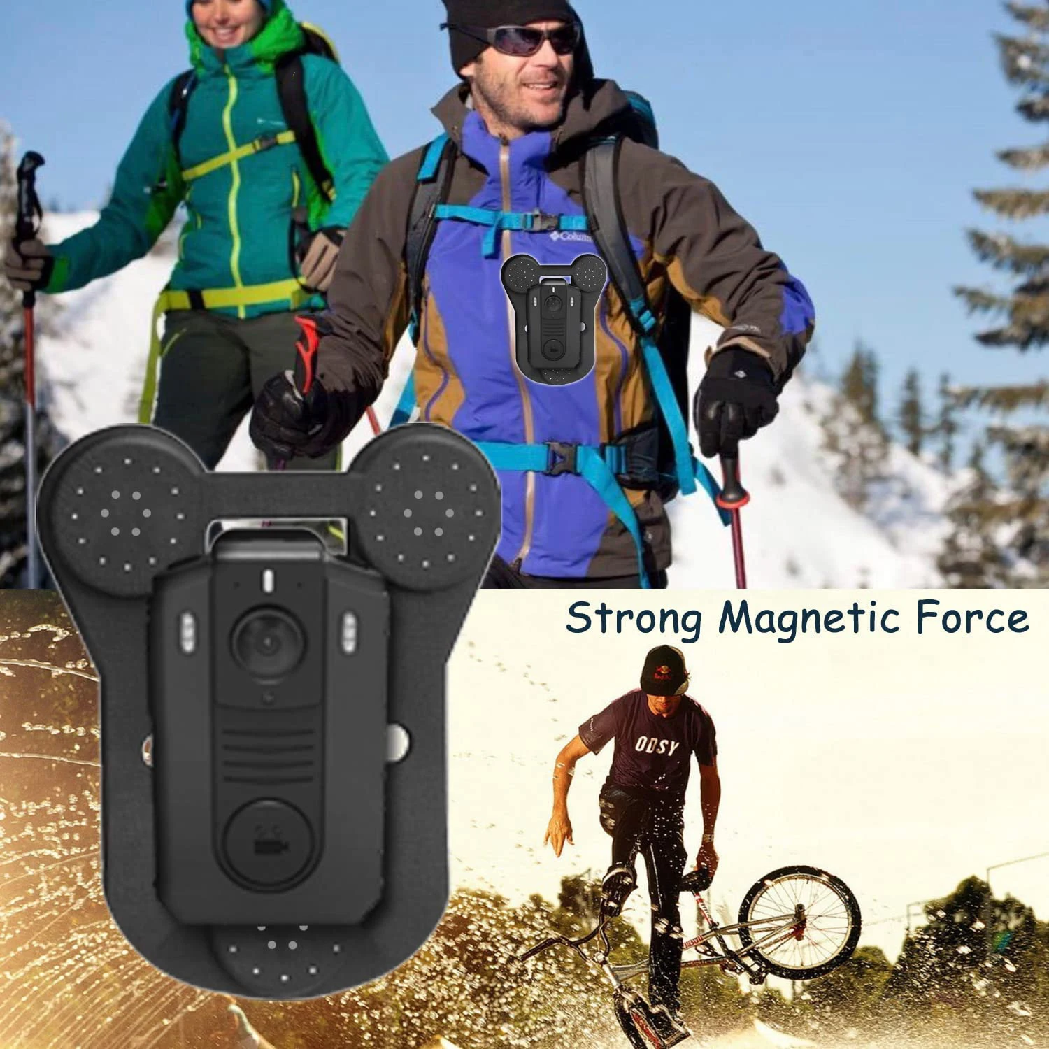 Secure and Stable For Body Camera Magnetic Clip Compatible with Rear Belt Clips Easy Removal and Re attachment
Secure and Stable For Body Camera Magnetic Clip Compatible with Rear Belt Clips Easy Removal and Re attachment