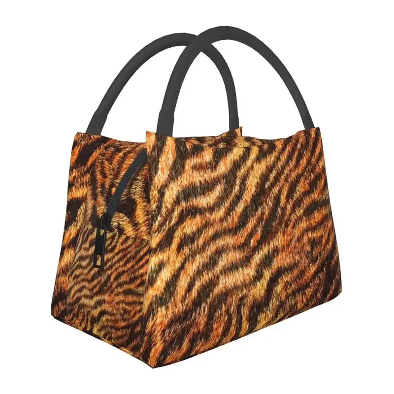 Bengal Tiger Fur Wildlife Print Pattern Insulated Lunch Bags Animal Skin Leopard Fur Cooler Thermal Food Lunch Box Work Travel
Bengal Tiger Fur Wildlife Print Pattern Insulated Lunch Bags Animal Skin Leopard Fur Cooler Thermal Food Lunch Box Work Travel