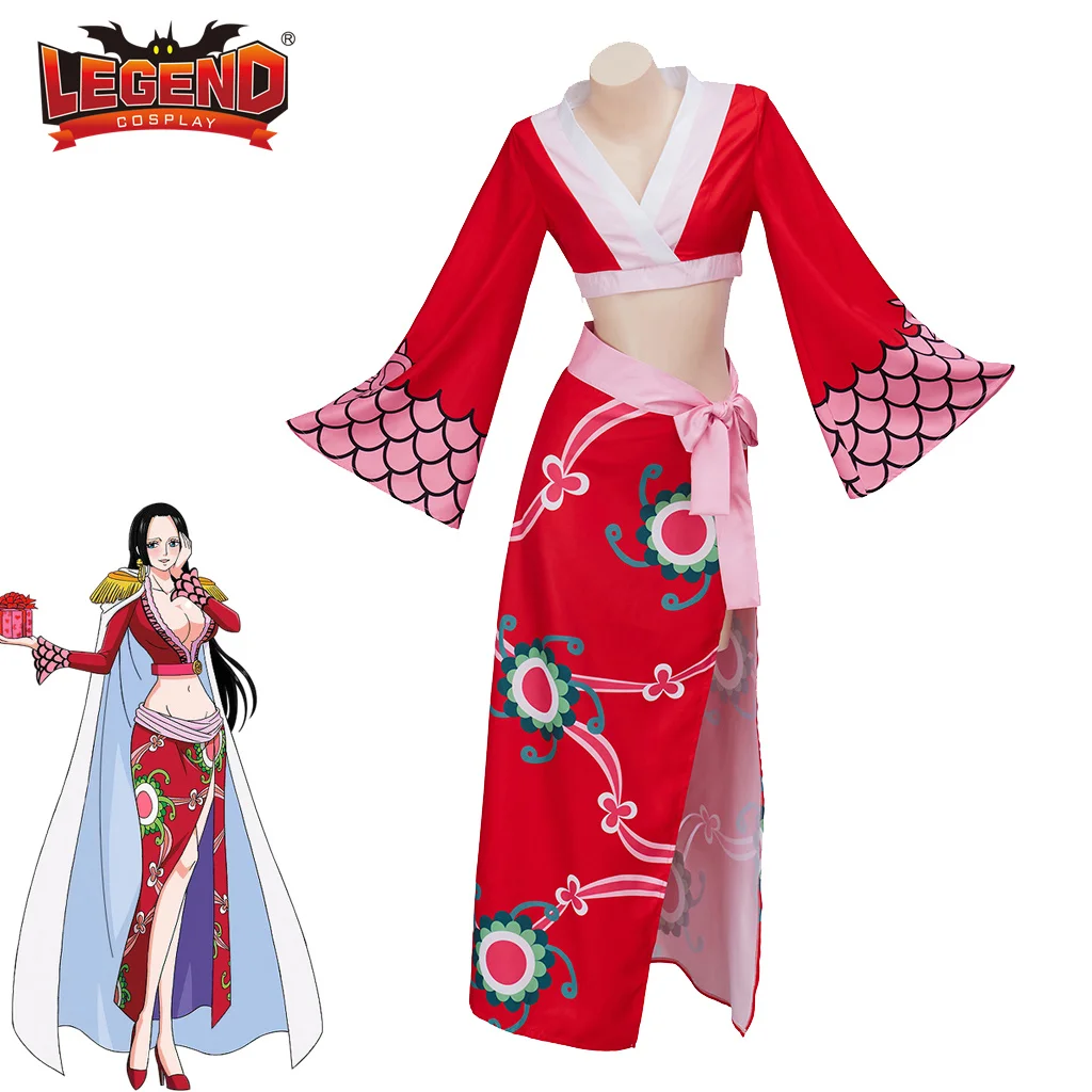 Boa Hancock Cosplay Costume Red Kimono Dress Robe Warlord of The Sea Pirate Empress Snake Princess Hancock Costume Dress Outfit
Boa Hancock Cosplay Costume Red Kimono Dress Robe Warlord of The Sea Pirate Empress Snake Princess Hancock Costume Dress Outfit