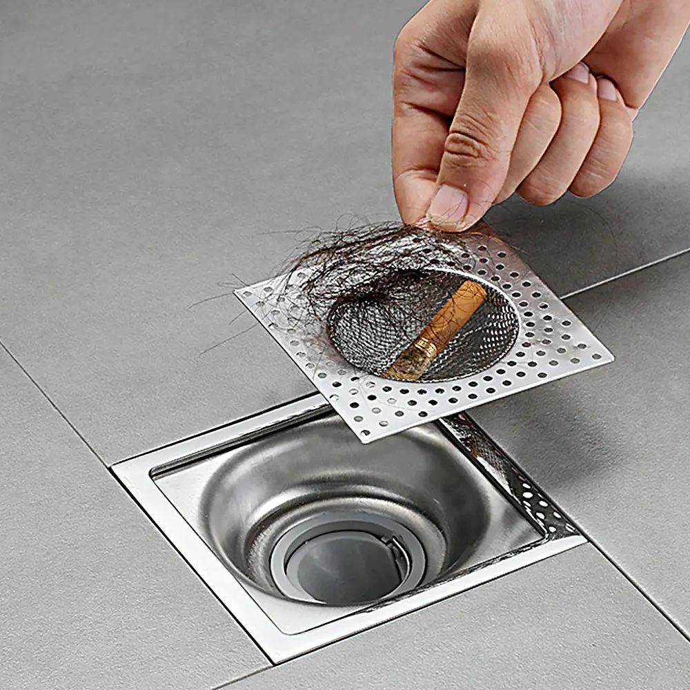 1Pc New Stainless Steel Anti-Blocking Floor Drain Strainers for Bathroom Anti-Blocking Net Cover Drain Filter
1Pc New Stainless Steel Anti-Blocking Floor Drain Strainers for Bathroom Anti-Blocking Net Cover Drain Filter