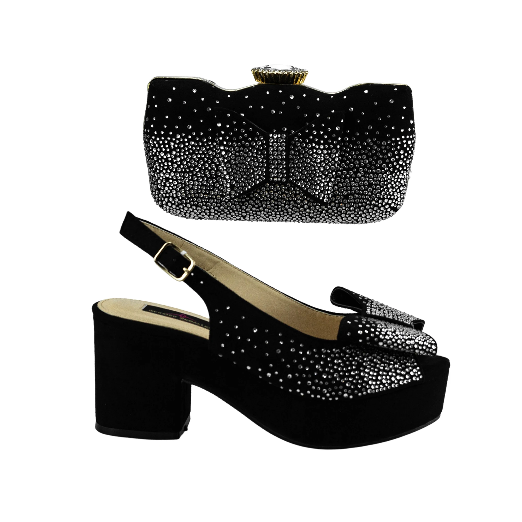 Silvery Wed Sandals Shoe and Bag Matching Set Italian Women Heels for Woman Chunky Platform Pumps Shoe with Clutch Purse Set NEW
Silvery Wed Sandals Shoe and Bag Matching Set Italian Women Heels for Woman Chunky Platform Pumps Shoe with Clutch Purse Set NEW