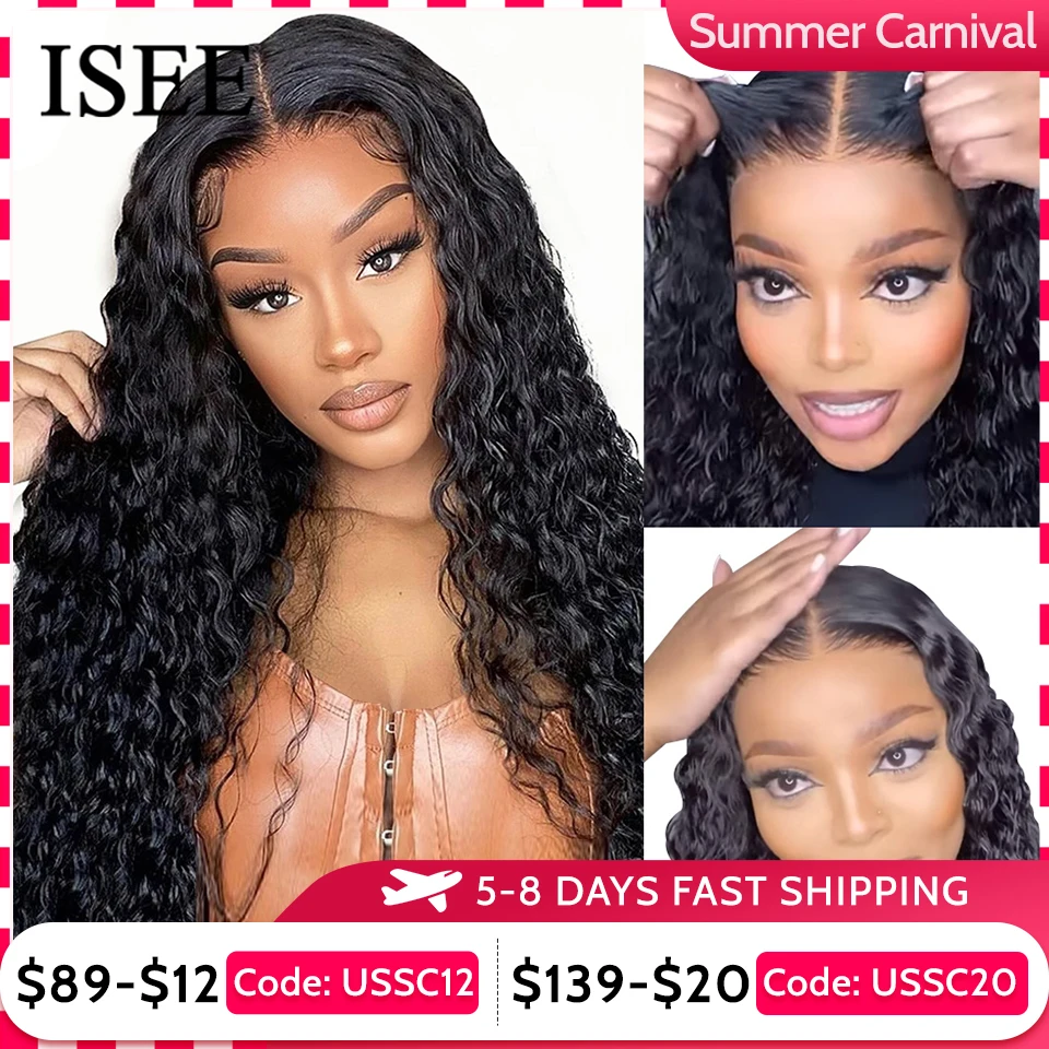 Wear Go Wig ISEE Hair Mongolian Water Wave 6x4 Glueless Preplucked Human Wigs Ready To Go Pre Cut Lace Easy Install HD Lace Wigs
Wear Go Wig ISEE Hair Mongolian Water Wave 6x4 Glueless Preplucked Human Wigs Ready To Go Pre Cut Lace Easy Install HD Lace Wigs
