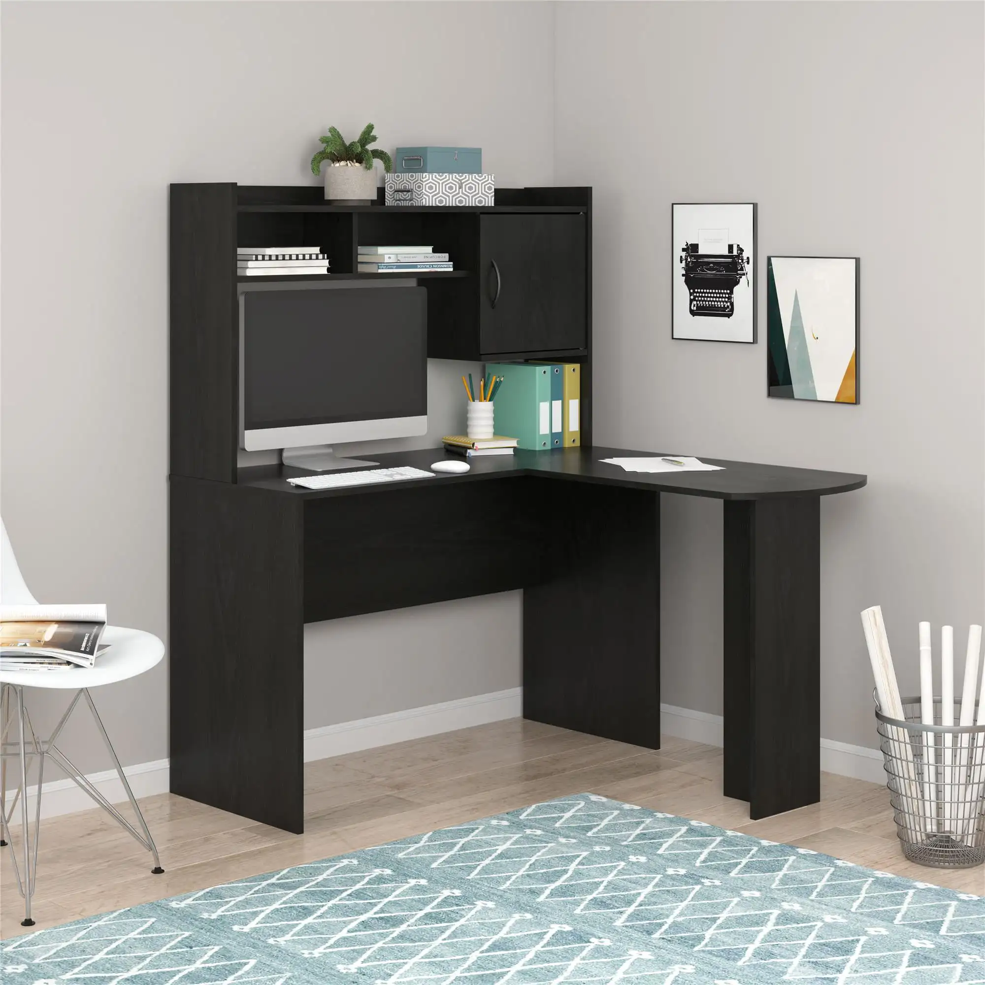 L-Shaped Desk with Hutch, Black Oak Desk Organizer Computer Desks Gaming Desk Desk Accessories
L-Shaped Desk with Hutch, Black Oak Desk Organizer Computer Desks Gaming Desk Desk Accessories