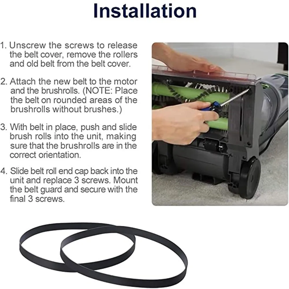 2X Vacuum Cleaner Belts For W86-DP-B W86-DP-A Dual Power Carpet Cleaner Robot Vacuum Belt Household Sweeper Cleaning Tool
2X Vacuum Cleaner Belts For W86-DP-B W86-DP-A Dual Power Carpet Cleaner Robot Vacuum Belt Household Sweeper Cleaning Tool