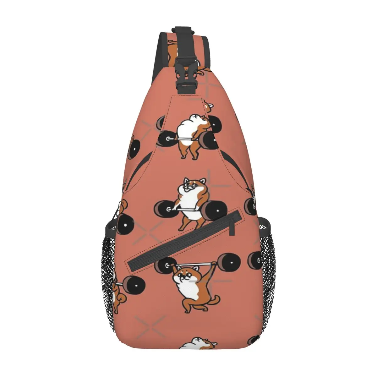 LIFTING Shiba Inu Chest Bag Fashionable With Zipper Mesh Bag For Office Cross chest bag Customizable
LIFTING Shiba Inu Chest Bag Fashionable With Zipper Mesh Bag For Office Cross chest bag Customizable