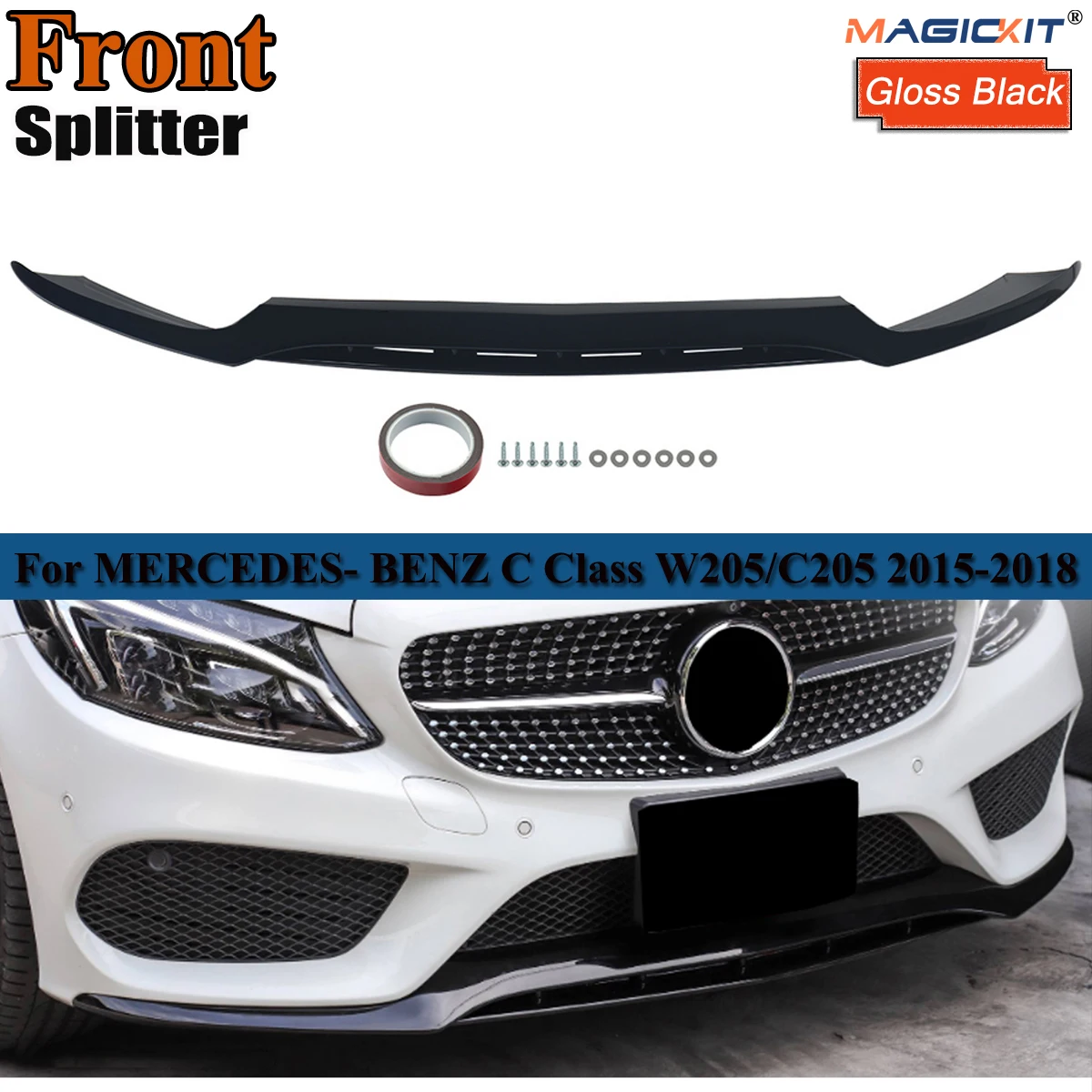 Bumper Diffuser For Mercedes W205 Front Lip Splitters For C Class Sport C43 AMG 2015 - 2018 Body Kit
Bumper Diffuser For Mercedes W205 Front Lip Splitters For C Class Sport C43 AMG 2015 - 2018 Body Kit