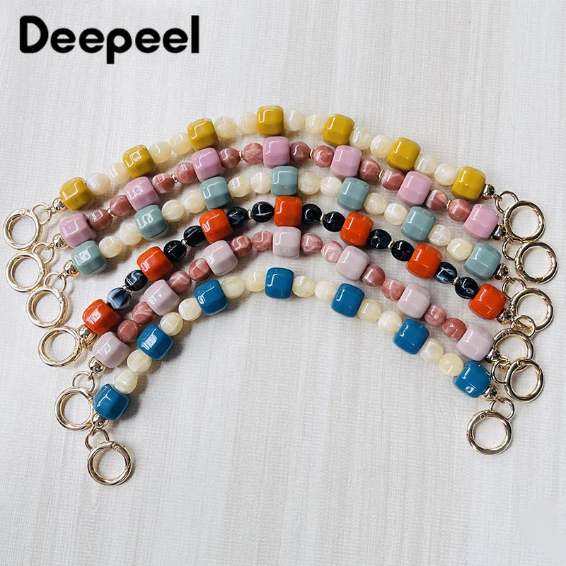 Deepeel 1.5*35cm Colored Acrylic Bag Shoulder Straps Chain Resin Stone Purse HandBag Underarm Bags DIY Handmade Accessories
Deepeel 1.5*35cm Colored Acrylic Bag Shoulder Straps Chain Resin Stone Purse HandBag Underarm Bags DIY Handmade Accessories