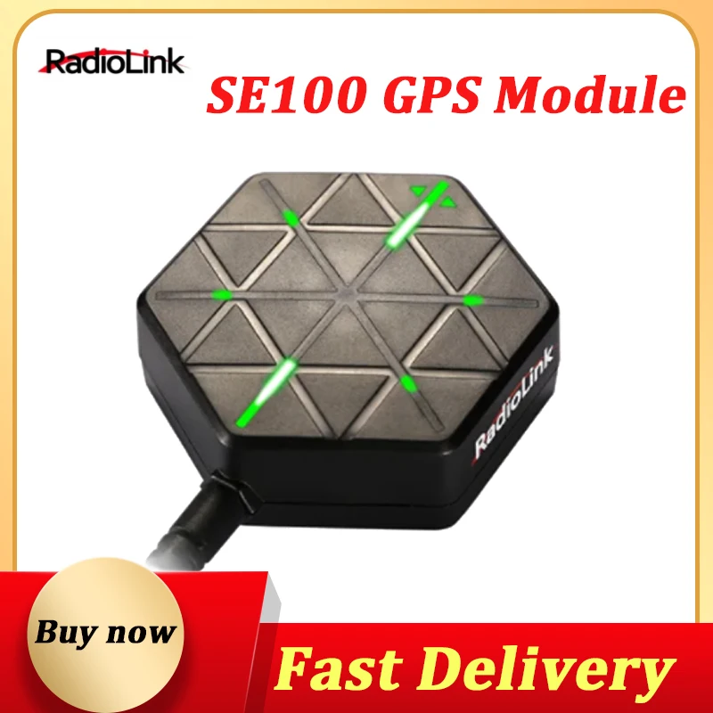 

Radiolink M10N GPS SE100 Module High Positional Accuracy Work with GLONASS/BeiDou for APM PX4 Pixhawk 2.4.8 Flight Controller