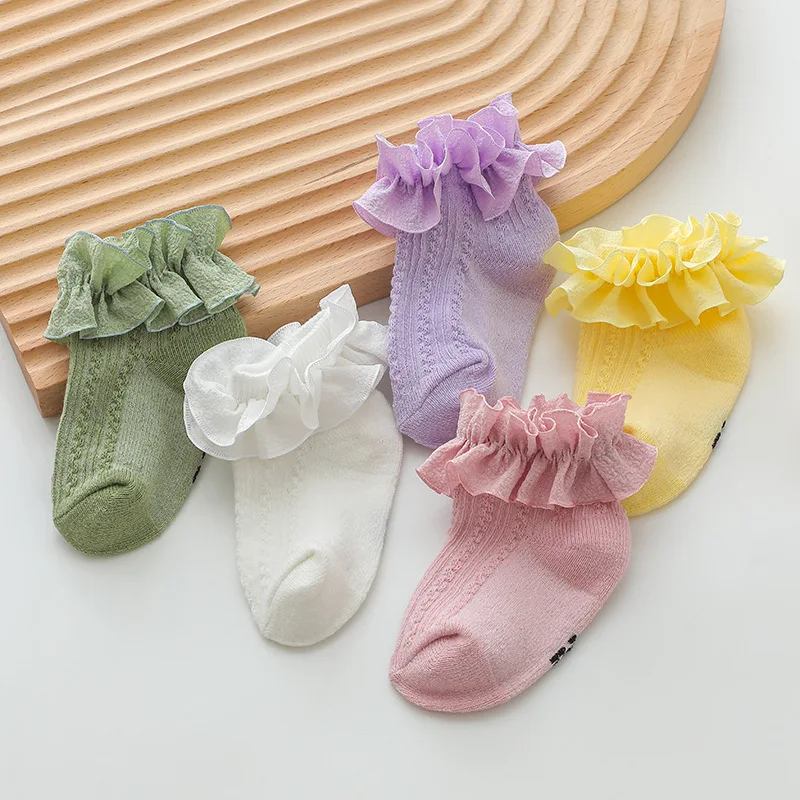Girls Socks Spring and Autumn Children Lace Socks Lace Baby Baby Princess Socks Newborn Socks Cute Baby Socks
Girls Socks Spring and Autumn Children Lace Socks Lace Baby Baby Princess Socks Newborn Socks Cute Baby Socks