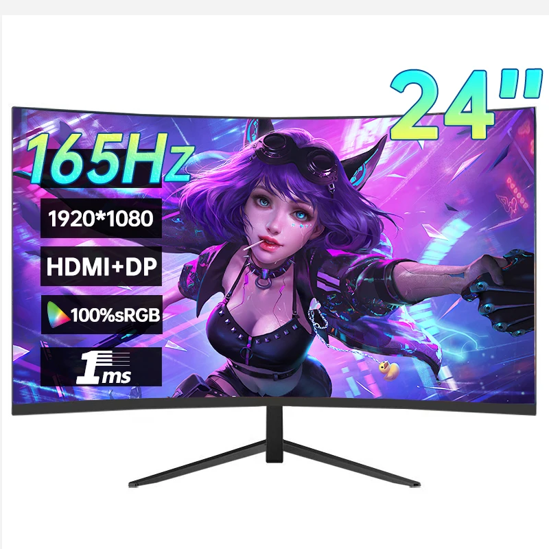 24 Inch FHD 165Hz Desktop Monitor 1920*1080 100%SRGB 1MS Freesync Gaming Computer Display IPS VA Curved Straight Screen HDMI/DP
24 Inch FHD 165Hz Desktop Monitor 1920*1080 100%SRGB 1MS Freesync Gaming Computer Display IPS VA Curved Straight Screen HDMI/DP