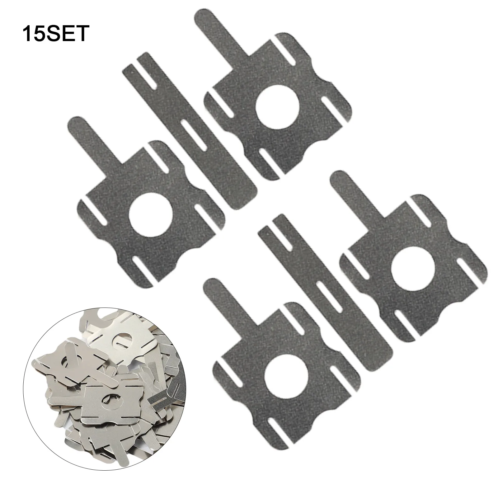 Durable Nickel Strip Accessories 15set(total 90pcs) 26*22mm 90PCS Good Welding Performance High Tensile Tension
Durable Nickel Strip Accessories 15set(total 90pcs) 26*22mm 90PCS Good Welding Performance High Tensile Tension