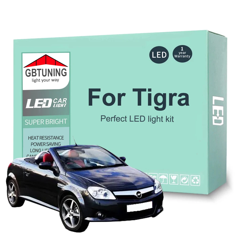 For Vauxhall Opel Tigra A B 1994-2007 2008 2009 2010 Canbus LED Interior Light Bulb Kit Vehicle Indoor Dome Reading Trunk Lamp
For Vauxhall Opel Tigra A B 1994-2007 2008 2009 2010 Canbus LED Interior Light Bulb Kit Vehicle Indoor Dome Reading Trunk Lamp