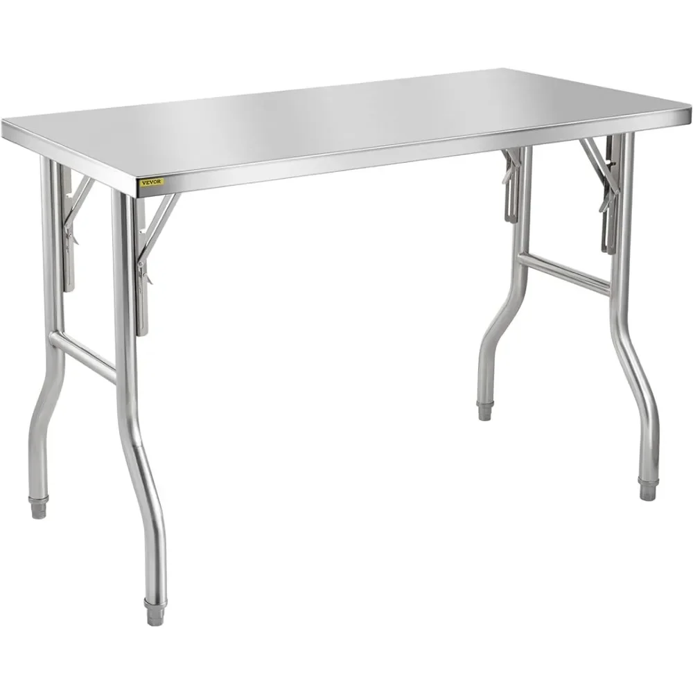 Kitchen Work Table Heavy-duty Stainless Steel Folding Table With 661 Lbs Load Camping Supplies Dining Tables Desk Picnic Chair
Kitchen Work Table Heavy-duty Stainless Steel Folding Table With 661 Lbs Load Camping Supplies Dining Tables Desk Picnic Chair