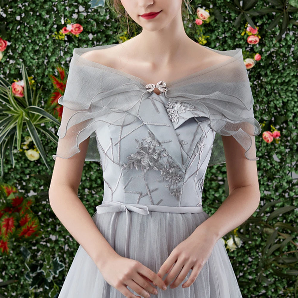 Women Evening Mesh Party Shrug Solid Color Shawl Dress Cover Up Shoulder Cape Wedding Lace-Up Shrug Diamond Bow Cover Up Shawl
Women Evening Mesh Party Shrug Solid Color Shawl Dress Cover Up Shoulder Cape Wedding Lace-Up Shrug Diamond Bow Cover Up Shawl