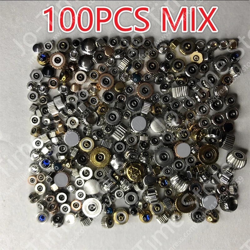 Steel ! 100pcs Mixed Waterproof Steel Watch Handles Watch Crown Various Sizes And Colors For Watchmakers Diy Wahtch Accessory
Steel ! 100pcs Mixed Waterproof Steel Watch Handles Watch Crown Various Sizes And Colors For Watchmakers Diy Wahtch Accessory