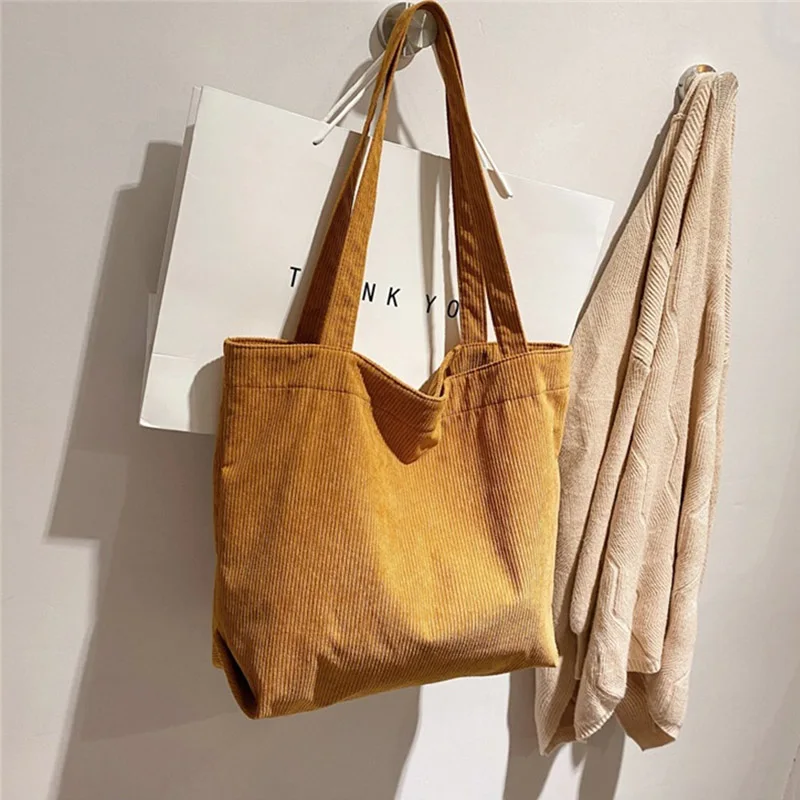 

Handbag Female Bag Luxury Brand Woman College Bags Large For Women Summer Tote Corduroy Free Shipping Korean Shopper Shoulder