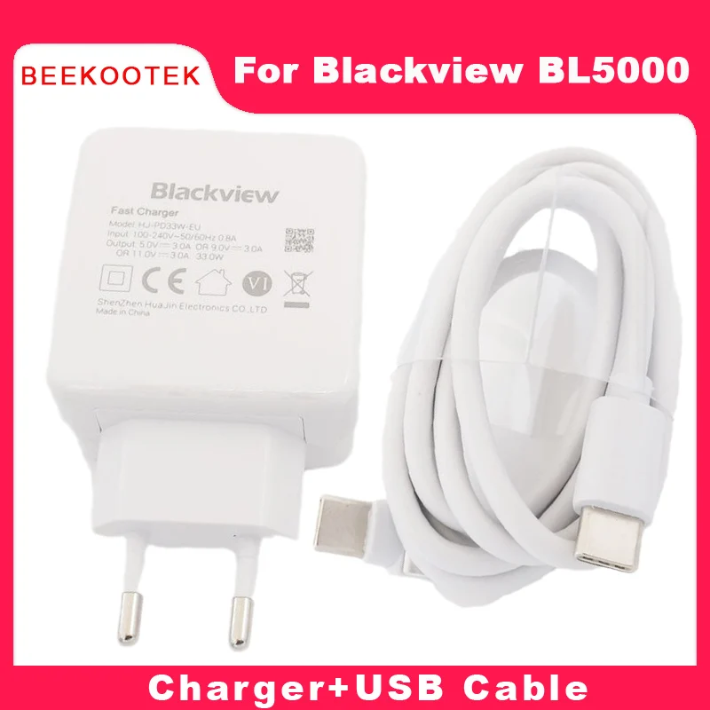 

New Original Blackview BL5000 Fast Charger Adapter Portable 11V 3.0A USB Cable Data Line For Blackview BL5000 Smart Phone
