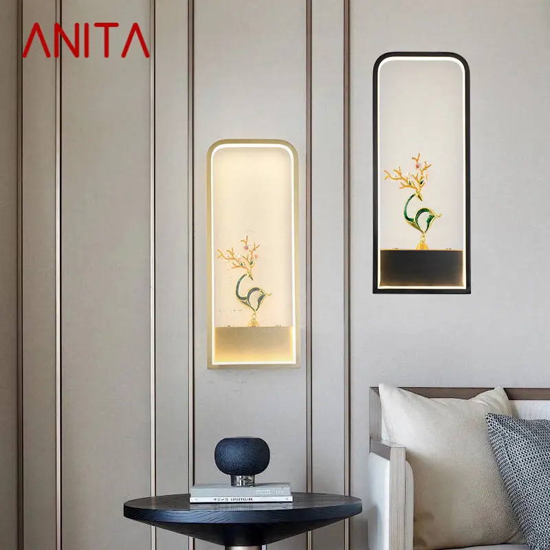 ANITA Contemporary Wall Lamp LED Vintage Brass Creative Deer Sconce Light for Home Living Room Bedroom Decor
ANITA Contemporary Wall Lamp LED Vintage Brass Creative Deer Sconce Light for Home Living Room Bedroom Decor
