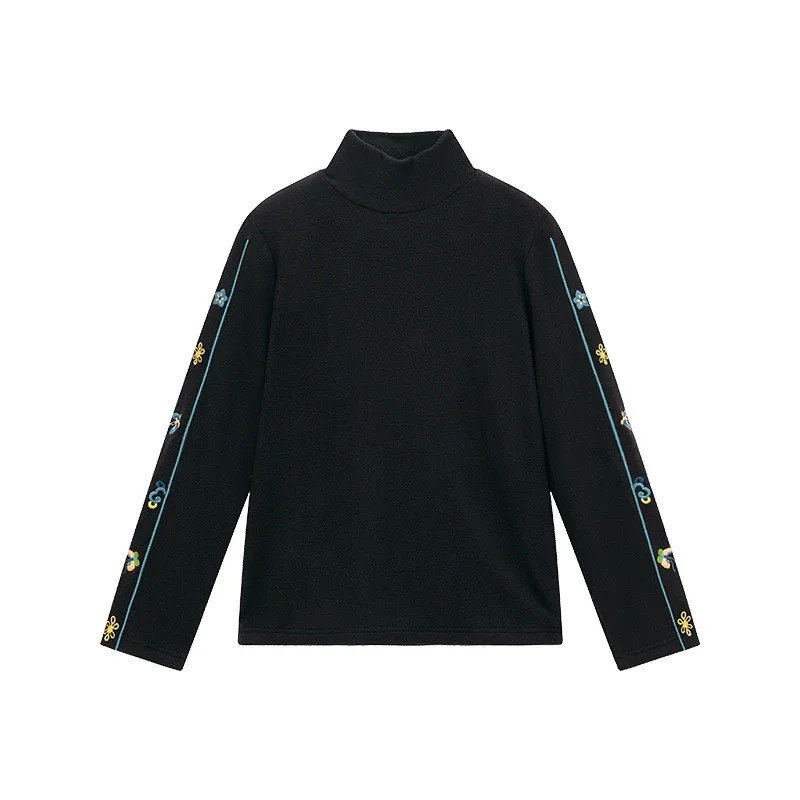 2023 Winter Inner Wear Embroidered Turtleneck Dralon Long Sleeve Bottoming Shirt for Women
2023 Winter Inner Wear Embroidered Turtleneck Dralon Long Sleeve Bottoming Shirt for Women