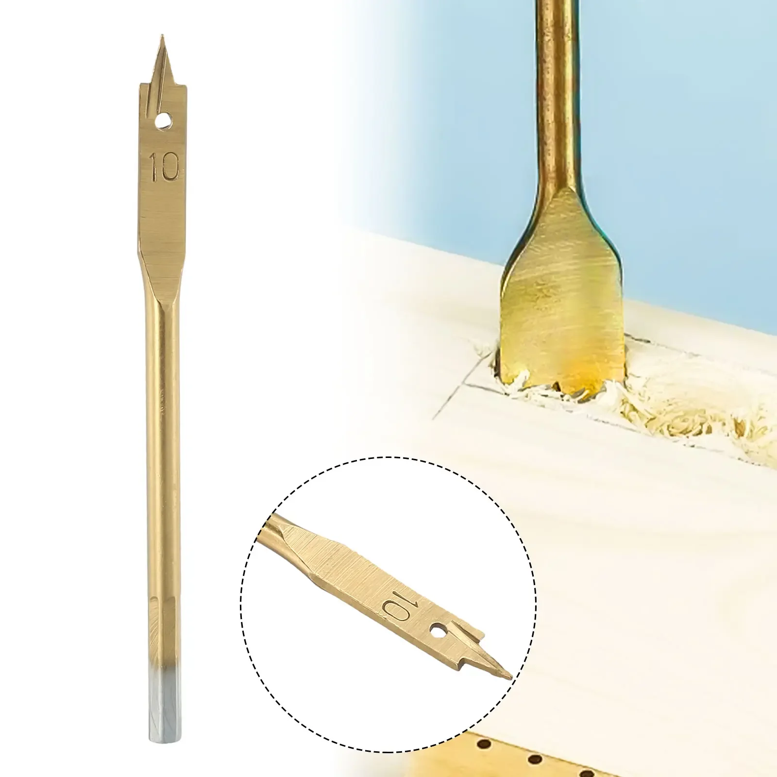 10-25mm Flat Wood Drill Bit Durable Woodworking Tool High-carbon Steel Blade Spade Drill Bit Power Tool For Wood Timber Drilling
10-25mm Flat Wood Drill Bit Durable Woodworking Tool High-carbon Steel Blade Spade Drill Bit Power Tool For Wood Timber Drilling