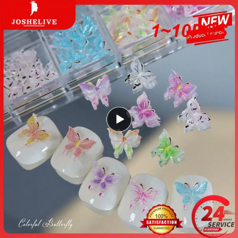 1~10PCS Butterfly Jewelry Colorful 3d Nail Butterfly Resin Ins Style Charms Nail Accessories Ornaments
1~10PCS Butterfly Jewelry Colorful 3d Nail Butterfly Resin Ins Style Charms Nail Accessories Ornaments