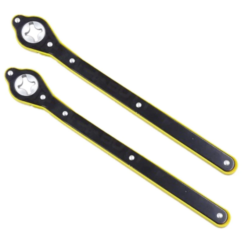 

2X Automobile Tire Ratchet Wrench Tire Jack Removal Wrench Cross Jack Labor Saving Wrench Jack Rocker Arm