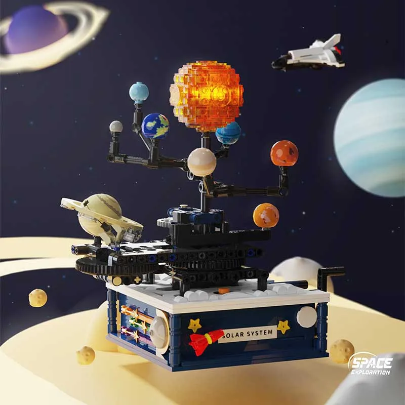 City 1309PCS Solar System Earth Sun Mars Space Ship Building Blocks Science Experiment Education Bricks Toys For Children Gifts
City 1309PCS Solar System Earth Sun Mars Space Ship Building Blocks Science Experiment Education Bricks Toys For Children Gifts