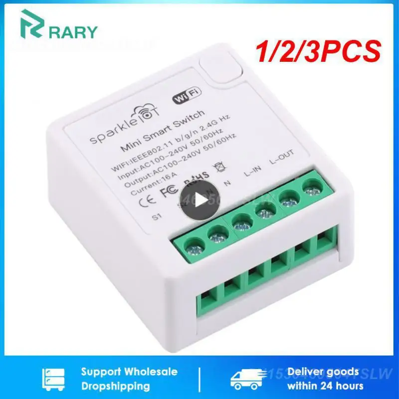 1/2/3PCS Zigbee WIFI Mini Smart Switch 16A 2 Way Control Breaker Via Alexa Alice Home Tuya Smart Life
1/2/3PCS Zigbee WIFI Mini Smart Switch 16A 2 Way Control Breaker Via Alexa Alice Home Tuya Smart Life
