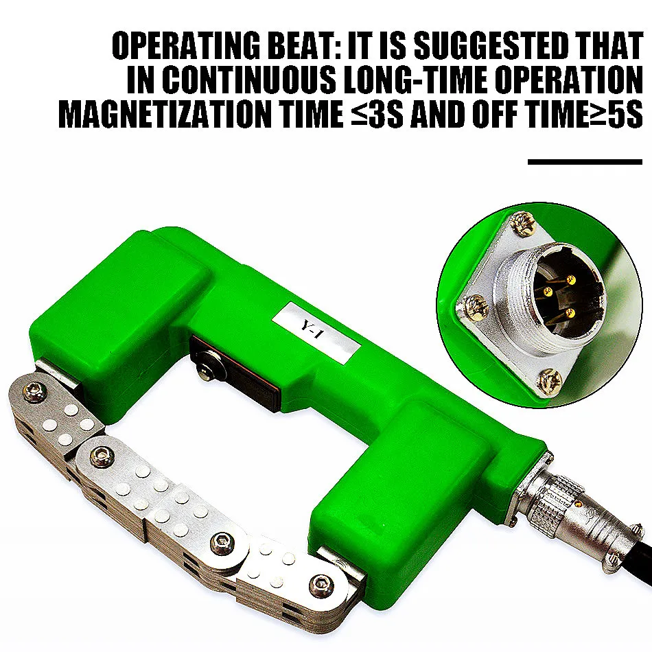AC DC Magnetized Magnetic Particle Flaw Detector Y-1 Magna Flux AC Electromagnetic Yoke Tester Magnetic Particle Flaw Detector
AC DC Magnetized Magnetic Particle Flaw Detector Y-1 Magna Flux AC Electromagnetic Yoke Tester Magnetic Particle Flaw Detector