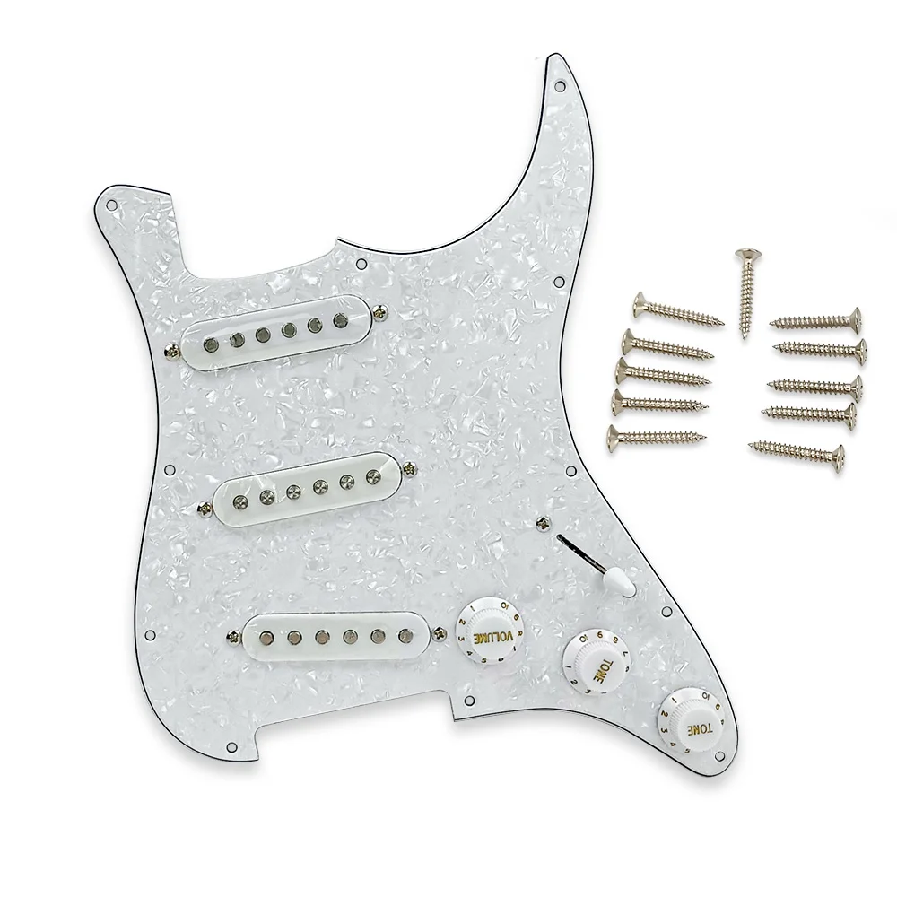 Multi Colour Pickguard Electric Guitar Pickguard and Black SSS Loaded Prewired scratchplate Assembly
Multi Colour Pickguard Electric Guitar Pickguard and Black SSS Loaded Prewired scratchplate Assembly