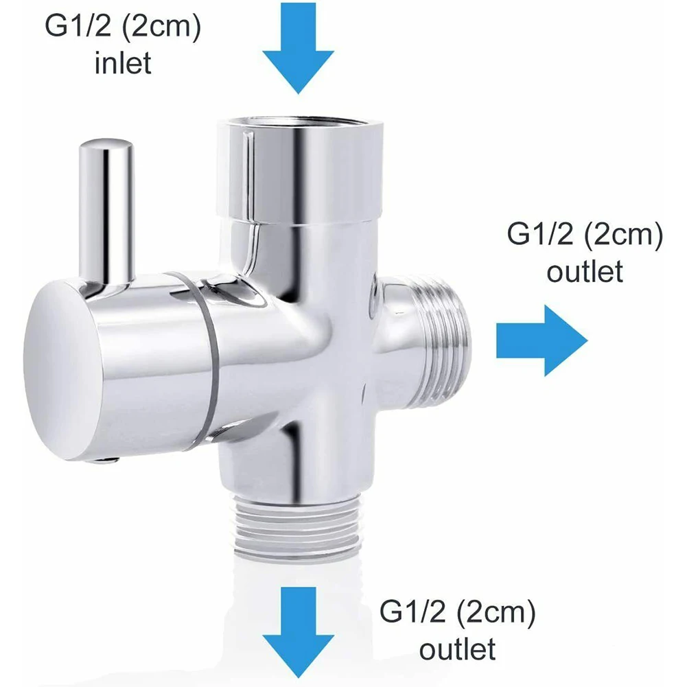 Durable High Quality Accessories Diverter Valve Household Products Chrome Converter For Shower Head Water Inlet
Durable High Quality Accessories Diverter Valve Household Products Chrome Converter For Shower Head Water Inlet