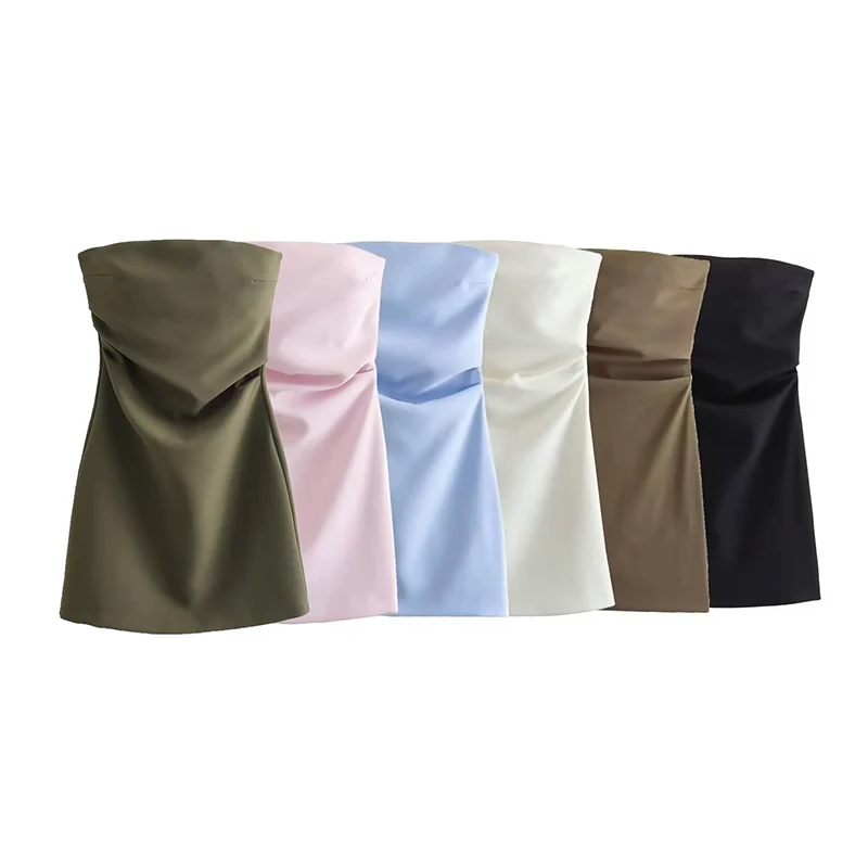 Corset Short Dress Woman Sexy Off Shoulder Dress for Women Ruched Summer Mini Dresses 2023 Female Pale Blue Evening Party Dress
Corset Short Dress Woman Sexy Off Shoulder Dress for Women Ruched Summer Mini Dresses 2023 Female Pale Blue Evening Party Dress