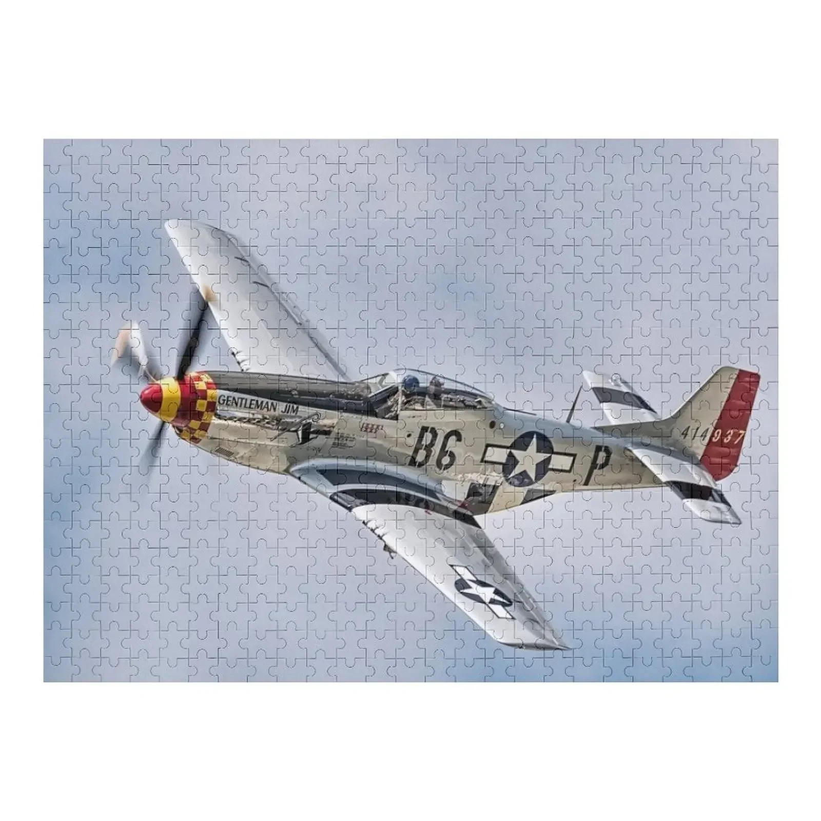 

North American P-51 Mustang Jigsaw Puzzle Jigsaw For Kids Scale Motors Personalised Name Personalized Toy Puzzle