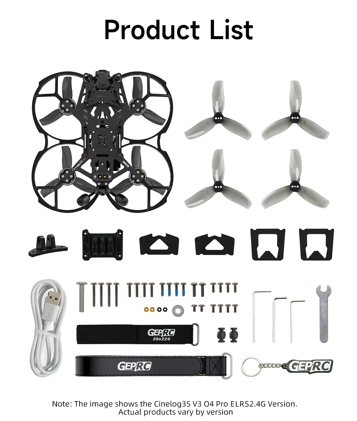 GEPRC Cinelog35 V3 FPV Quadcopter O4 Unidad de aire PRO /WTFPV TAKER F722 45A AIO SPEEDX2 2105.5 2650KV 3,5 pulgadas RC Freestyle Drone GEPRC Cinelog35 V3 FPV Quadcopter O4 Unidad de aire PRO /WTFPV TAKER F722 45A AIO SPEEDX2 2105.5 2650KV 3,5 pulgadas RC Freestyle Drone