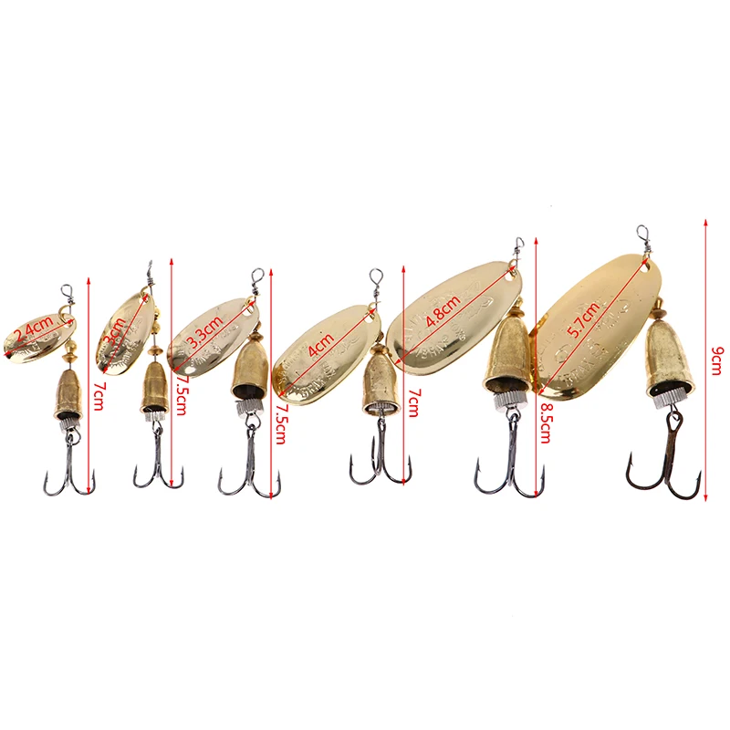 1PC 5g/6g/8g/10g/16g/19g Blade Rotating Spinner Metal Lure Brass Artificial Spoon Bait Fishing Tackle
1PC 5g/6g/8g/10g/16g/19g Blade Rotating Spinner Metal Lure Brass Artificial Spoon Bait Fishing Tackle