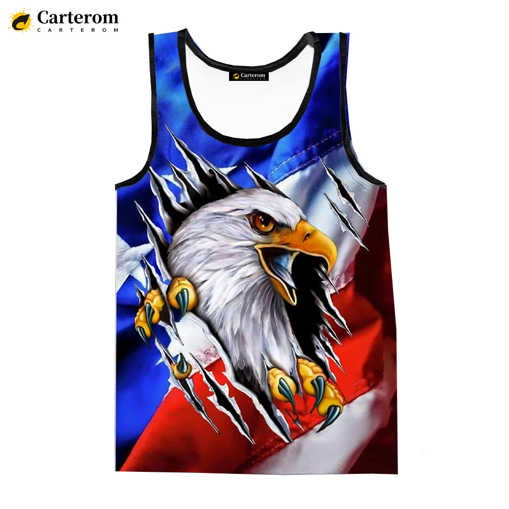 Fashion Summer Men American Flag Tank Tops Sleeveless T Shirts Digital Printing Harajuku Vest 3D Printed Oversized Tees
Fashion Summer Men American Flag Tank Tops Sleeveless T Shirts Digital Printing Harajuku Vest 3D Printed Oversized Tees