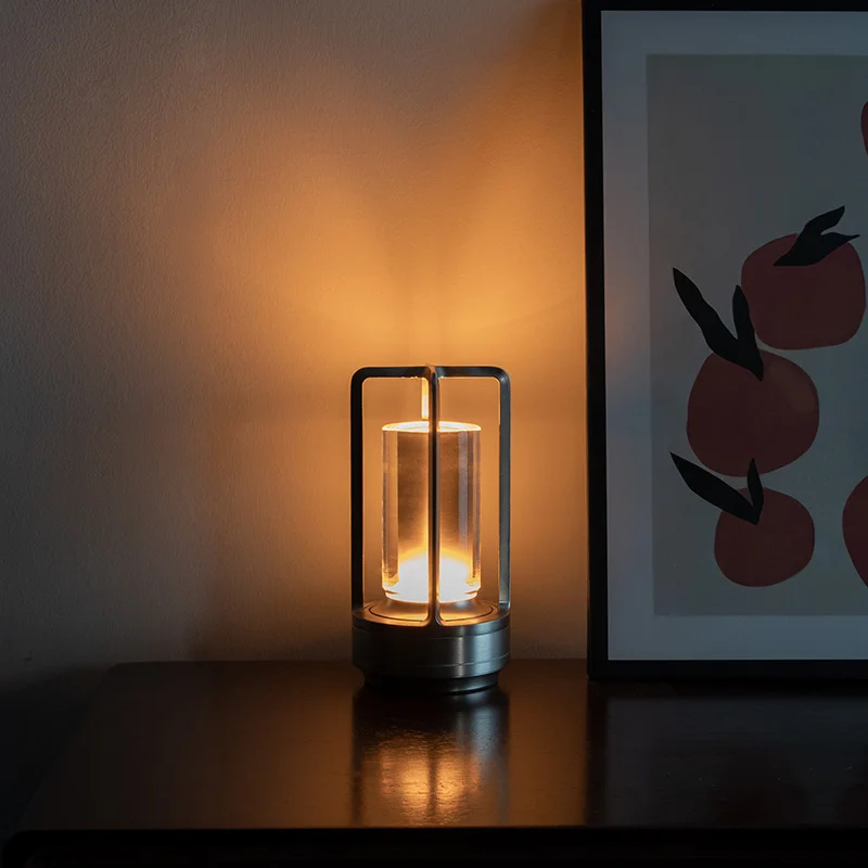 Type-C Touch Dimming Rechargeable Hand Held Lantern Crystal Light Aluminum Glass Table Lamp
Type-C Touch Dimming Rechargeable Hand Held Lantern Crystal Light Aluminum Glass Table Lamp
