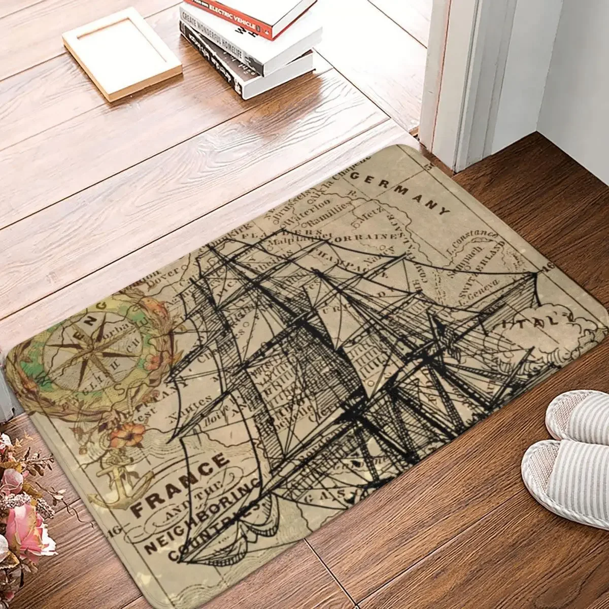 Vintage Pirate Ship Sailor Antique World Map Doormat Rug Carpet Mat Footpad Polyester Front Room Corridor Kitchen Balcony Toilet
Vintage Pirate Ship Sailor Antique World Map Doormat Rug Carpet Mat Footpad Polyester Front Room Corridor Kitchen Balcony Toilet