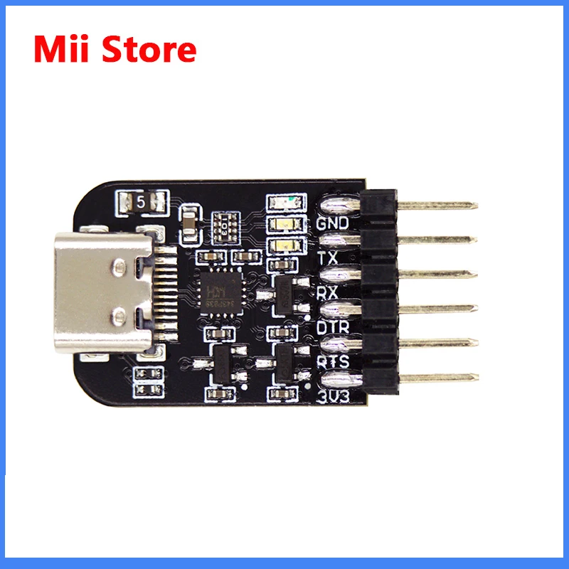 nanoUART Serial Port Tool USB to TTL Module Adjustable IO Level Hardware Flow Control TYPE-C Interface Open Source Schematic
nanoUART Serial Port Tool USB to TTL Module Adjustable IO Level Hardware Flow Control TYPE-C Interface Open Source Schematic