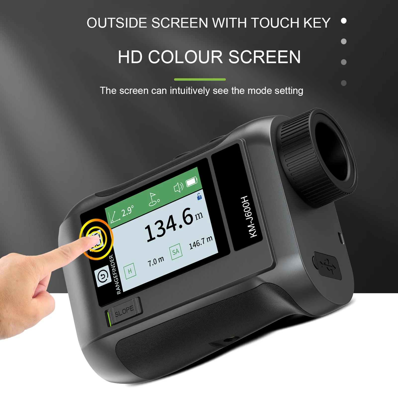 Laser Rangefinder Telescope LCD Display Golf Locking Vibration Rangefinder For Outdoor Hunting Golf
Laser Rangefinder Telescope LCD Display Golf Locking Vibration Rangefinder For Outdoor Hunting Golf