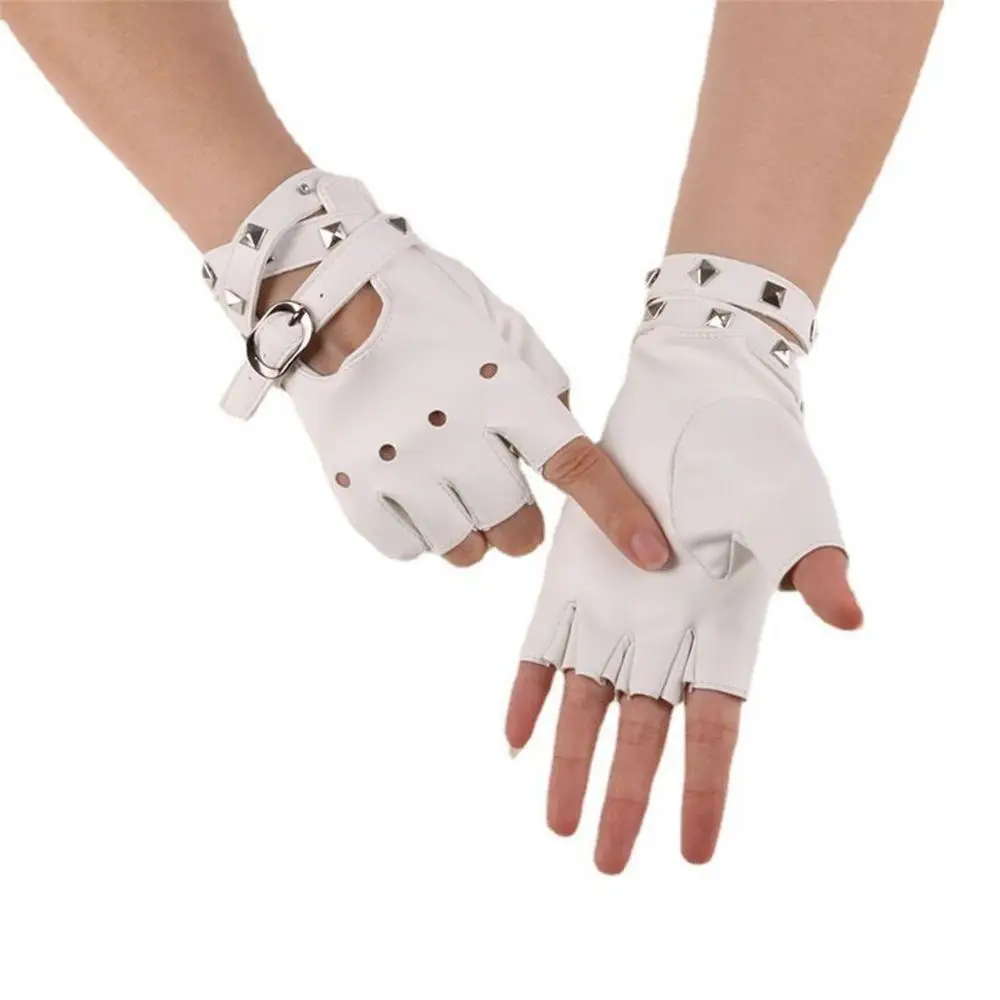 Motorcycle Accessories Motor Driving Rivet Gloves Fingerless Leather Mittens Punk Glove
Motorcycle Accessories Motor Driving Rivet Gloves Fingerless Leather Mittens Punk Glove