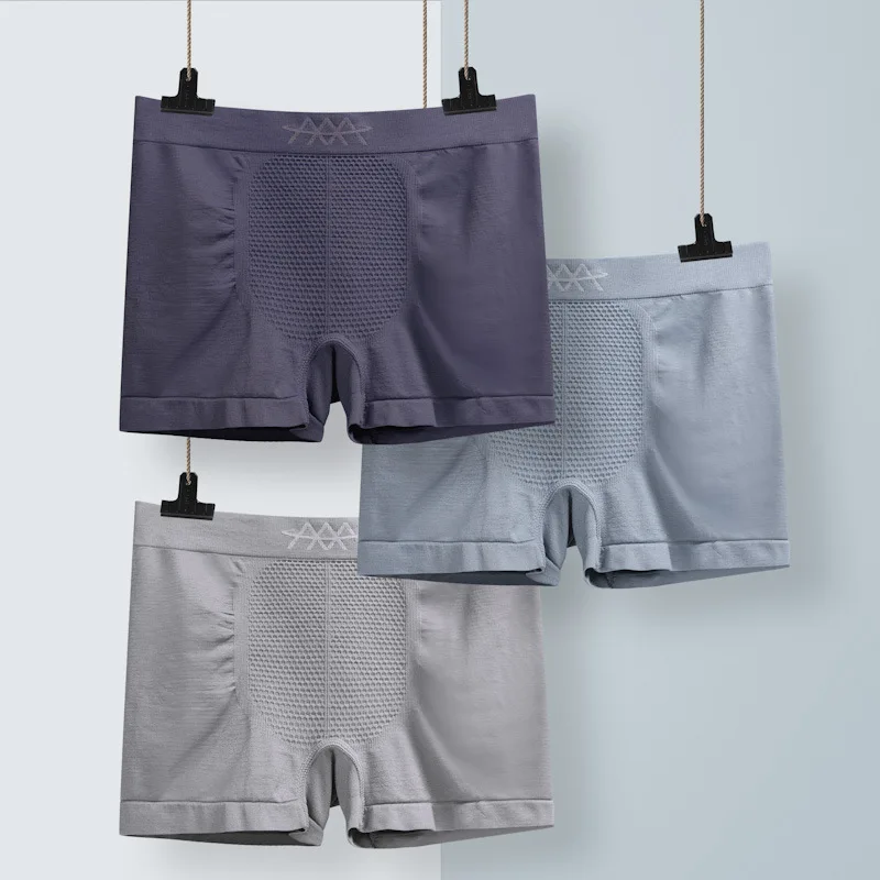 New Magnetic Men Panties Seamless Sports Underpant High Elastic Breathable Comfortable Flat Pants Men Mid-Waist Boxers Underwear
New Magnetic Men Panties Seamless Sports Underpant High Elastic Breathable Comfortable Flat Pants Men Mid-Waist Boxers Underwear