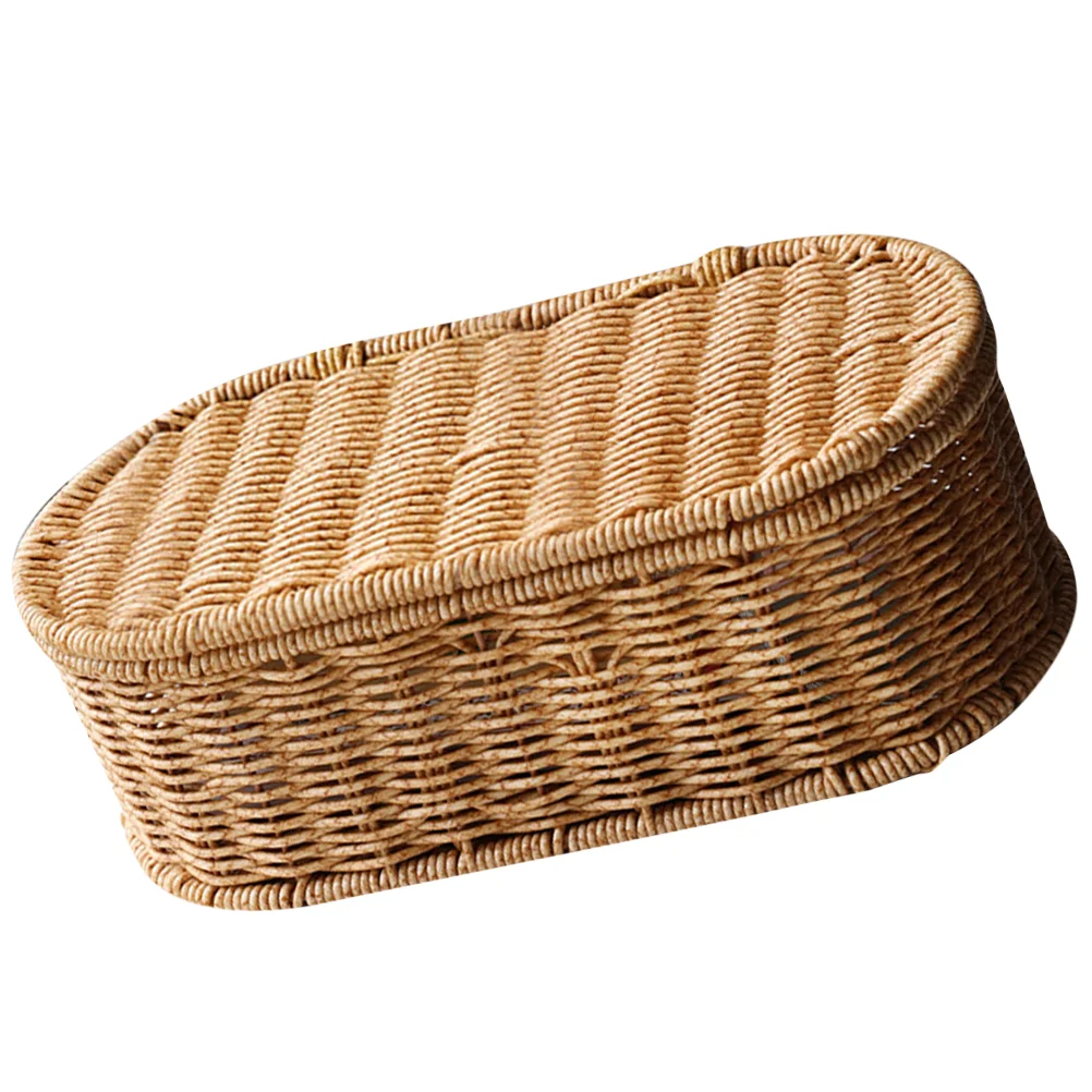 Gift Boxes Rattan Storage Sundries Holder Sundry Container Desktop Makeup Organizer Woven Bin Basket
Gift Boxes Rattan Storage Sundries Holder Sundry Container Desktop Makeup Organizer Woven Bin Basket