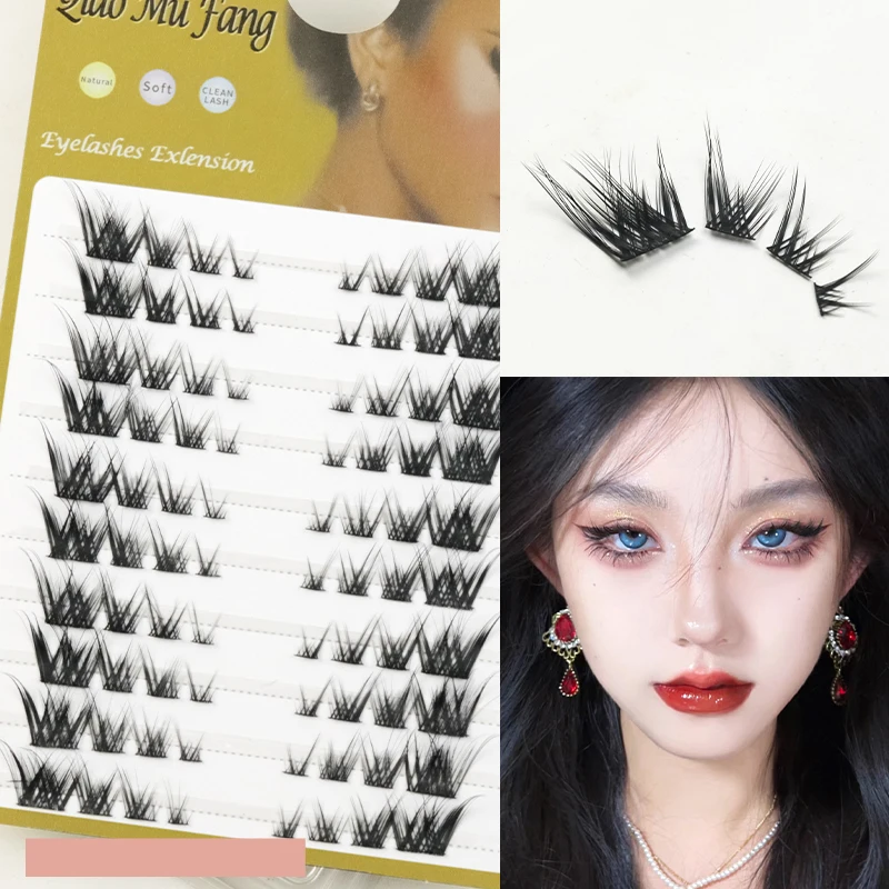 10 Pairs Fairy False Eyelashes Little Devil Individual Lashes Extension Naturally Heat Bonded Cluster Lashes Makeup Tools
10 Pairs Fairy False Eyelashes Little Devil Individual Lashes Extension Naturally Heat Bonded Cluster Lashes Makeup Tools