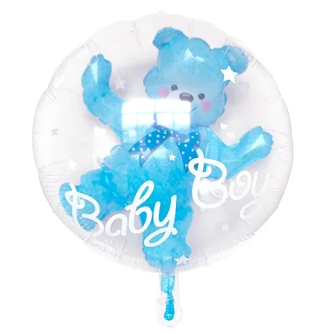 24inch Baby Boy/Girl Bear bubble balloons Pink Bubble Bear Foil bear ballon Birthday Baby Shower Decor Kids Toys Ball in Ball
24inch Baby Boy/Girl Bear bubble balloons Pink Bubble Bear Foil bear ballon Birthday Baby Shower Decor Kids Toys Ball in Ball