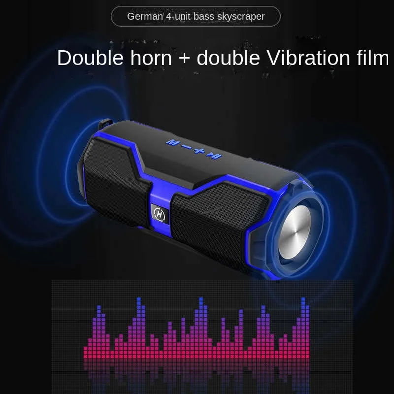 Bluetooth speaker private model H29 portable wireless Bluetooth speaker outdoor card waterproof subwoofer
Bluetooth speaker private model H29 portable wireless Bluetooth speaker outdoor card waterproof subwoofer